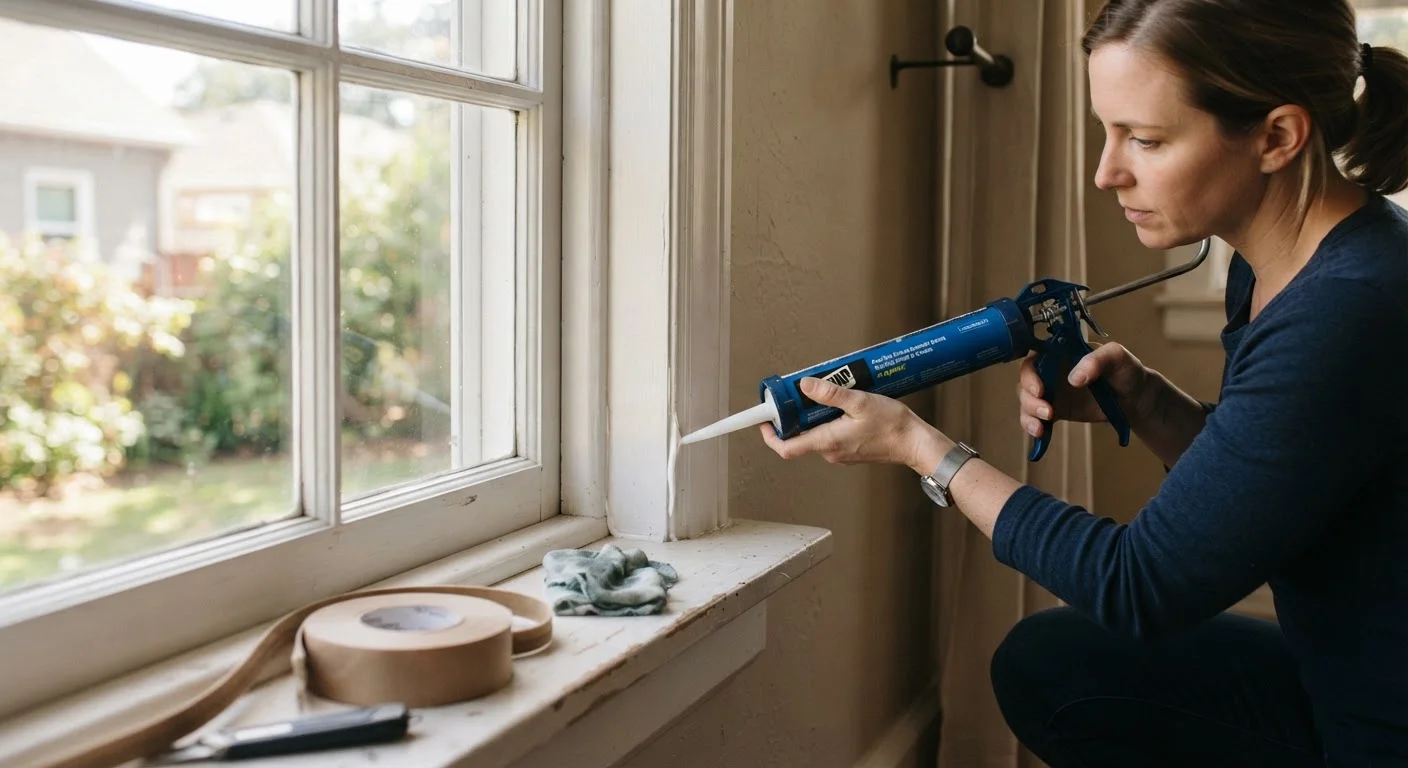 Caulk vs. Weatherstripping: Sealing Drafts the Right Way
