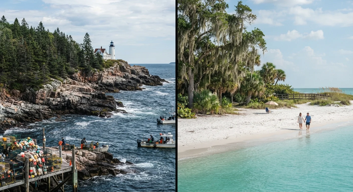 Coastal New England vs. the Gulf Coast: Two Very Different American Seasides