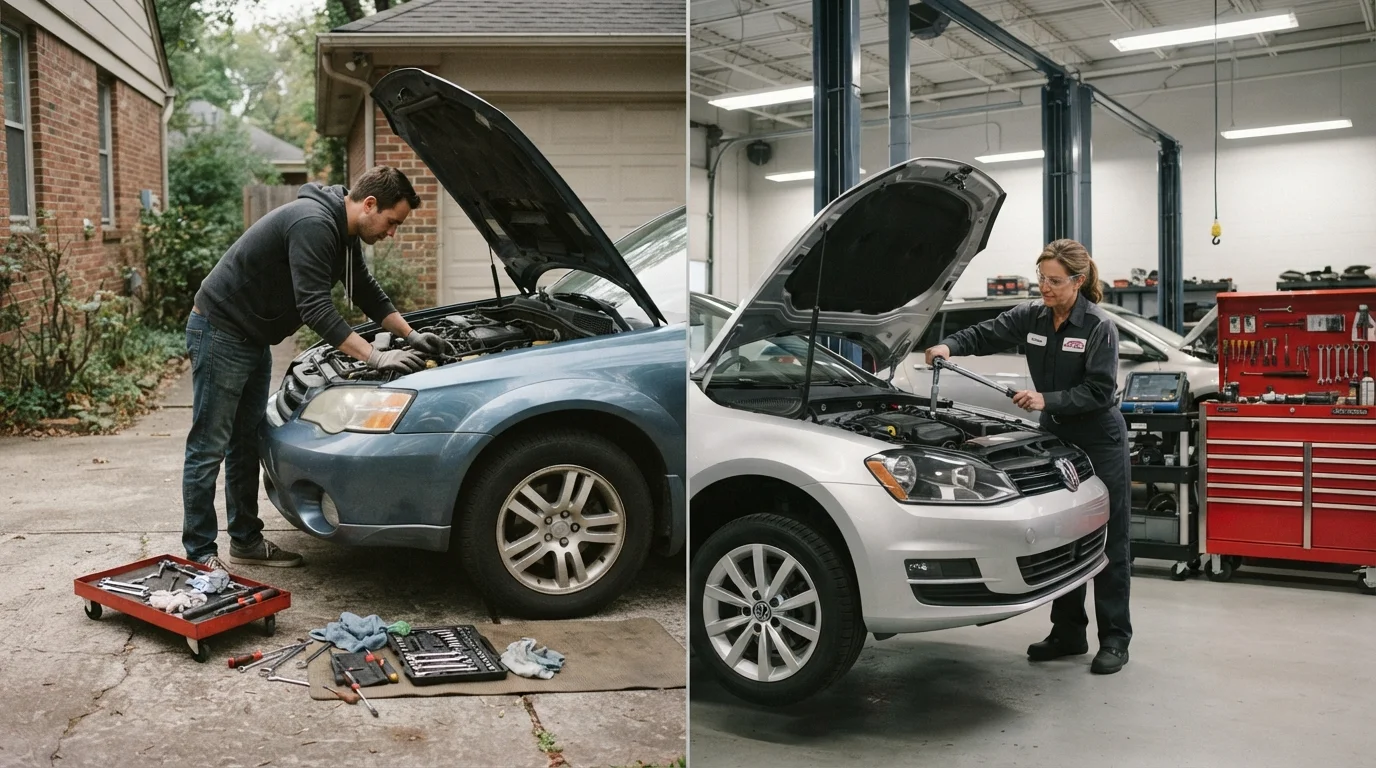 DIY Car Maintenance vs Taking It to a Mechanic