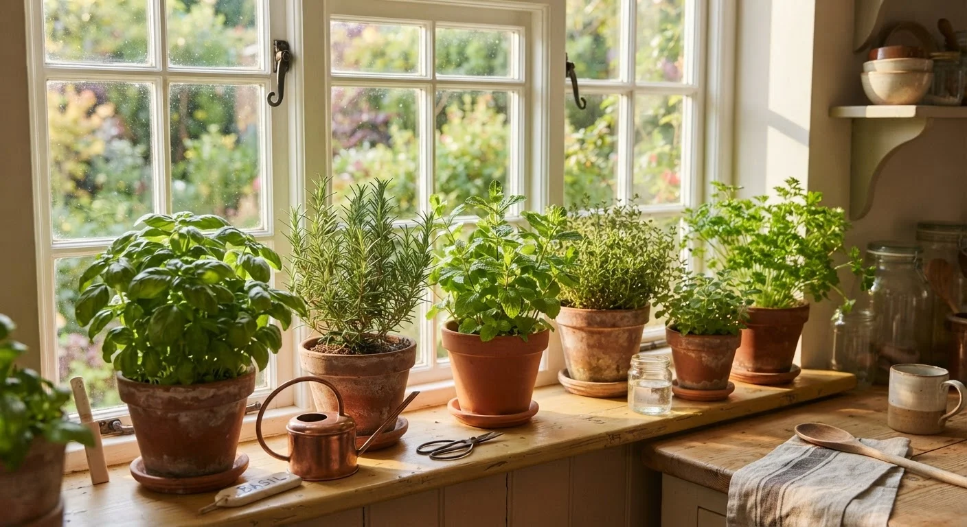 Growing Herbs Indoors: Light, Pots, and the Mistakes Most People Make