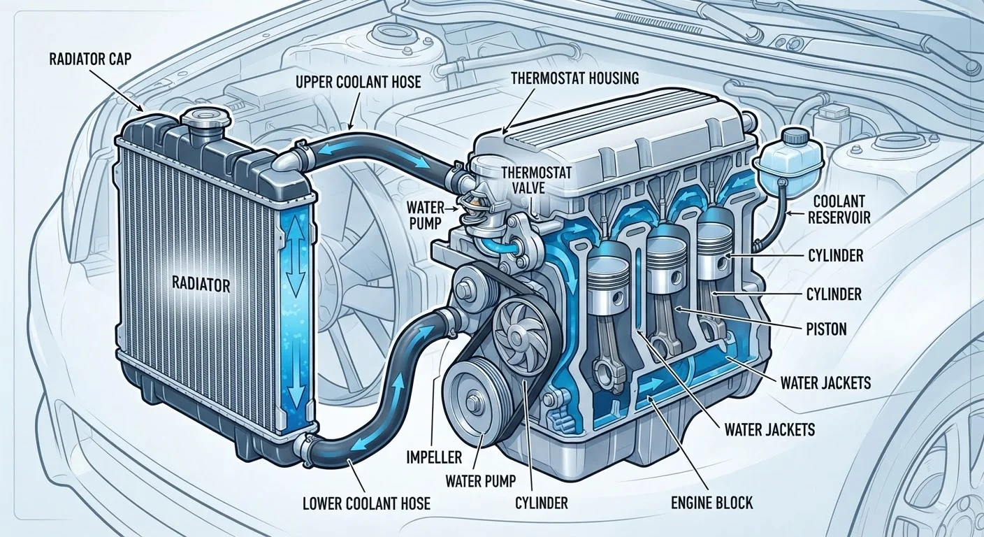How a Car's Cooling System Prevents Engine Overheating