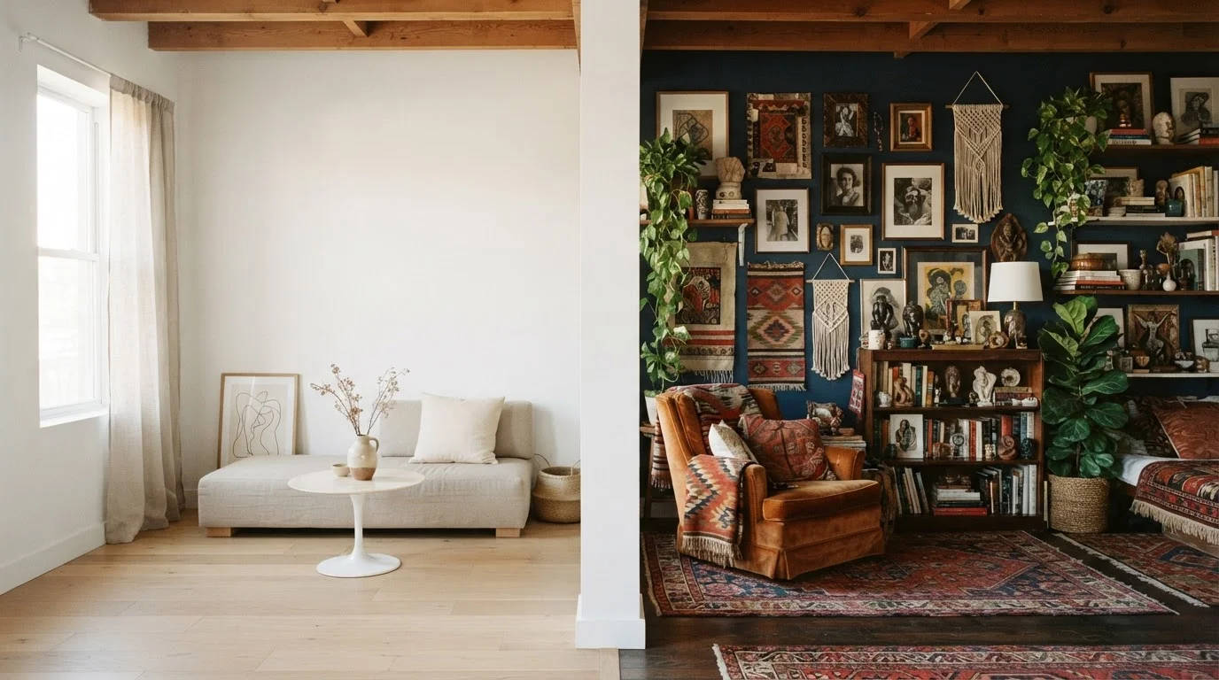 Minimalism vs. Maximalism: Two Decorating Philosophies, One Home