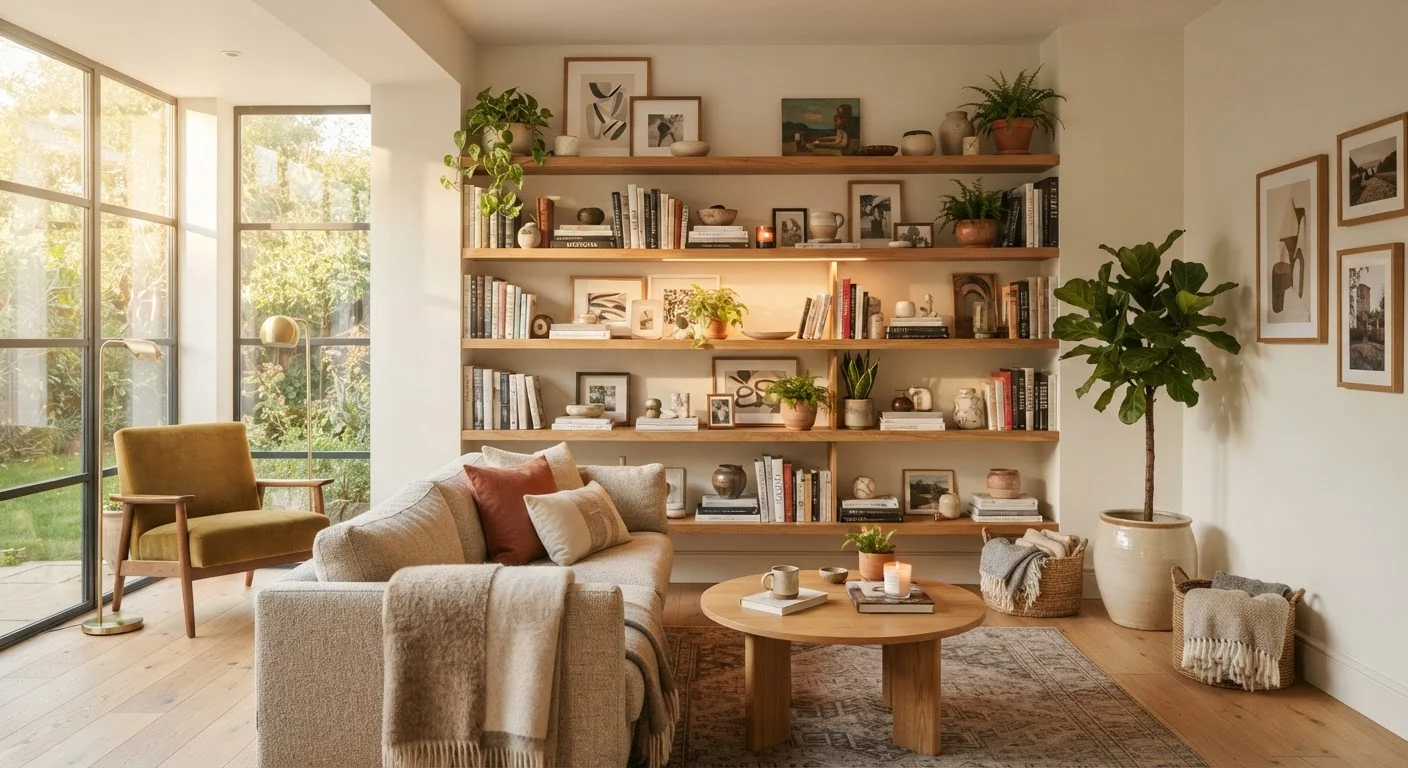 Open Shelving in the Living Room: Freedom or Clutter Trap?