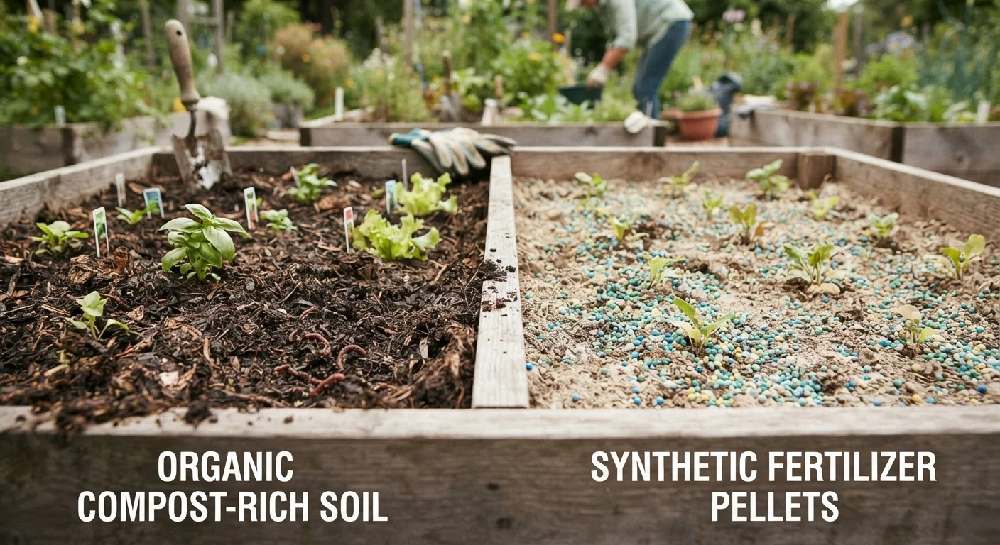 Organic vs. Synthetic Fertilisers: What Changes in the Soil