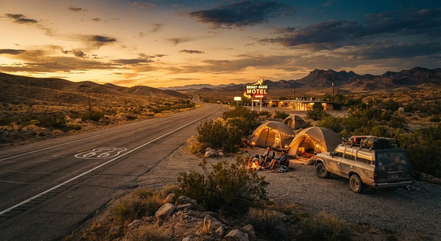 Overnight Stays on a Road Trip: Camping, Motels, and Everything In Between