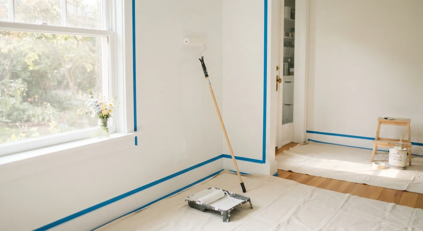 Painting a Room Without the Mess: Surface Prep and Technique