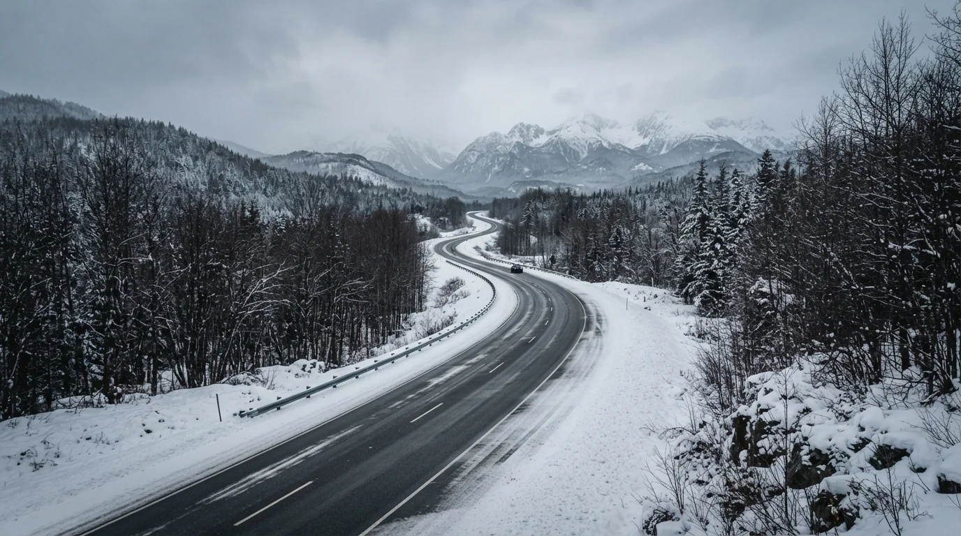Road Tripping in Winter: What Changes When the Weather Does