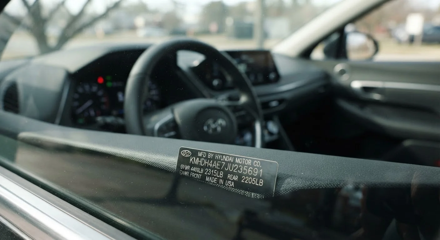 Understanding a Vehicle Identification Number (VIN)